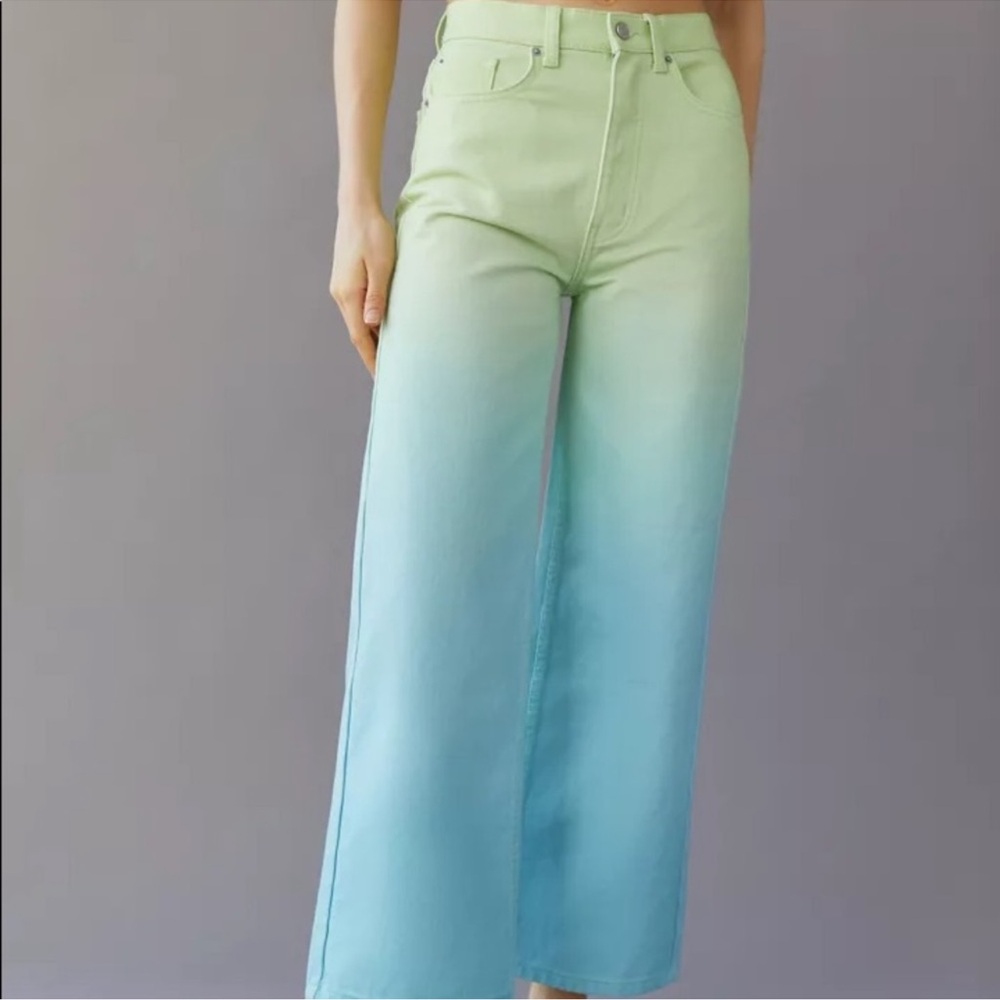 BDG Wide Leg Ombré Jeans